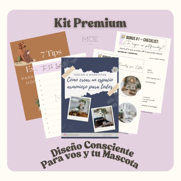 Kit Premium Pet-Friendly – Diseño consciente para vos y tu mascota